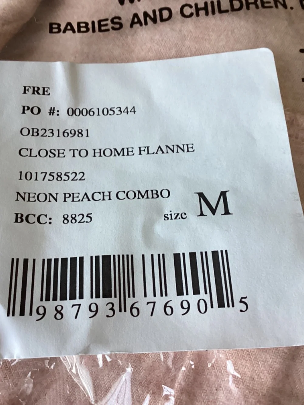 Free People Close to Home Cotton Flannel Short Pajamas, size M